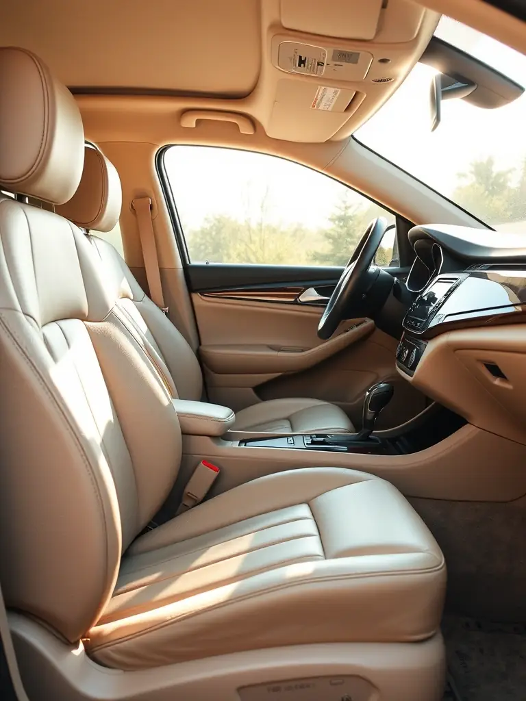 An image of a pristine, well-maintained car interior after a detailing service at B&E Auto Service, emphasizing their commitment to quality and care.
